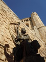 Hora Sion - socha krále Davida