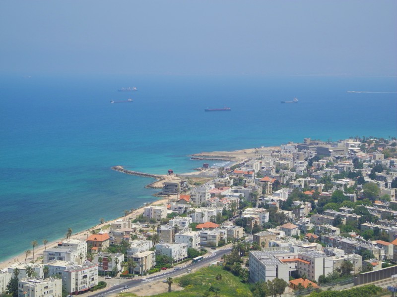 Haifa - pohled z hory Karmel