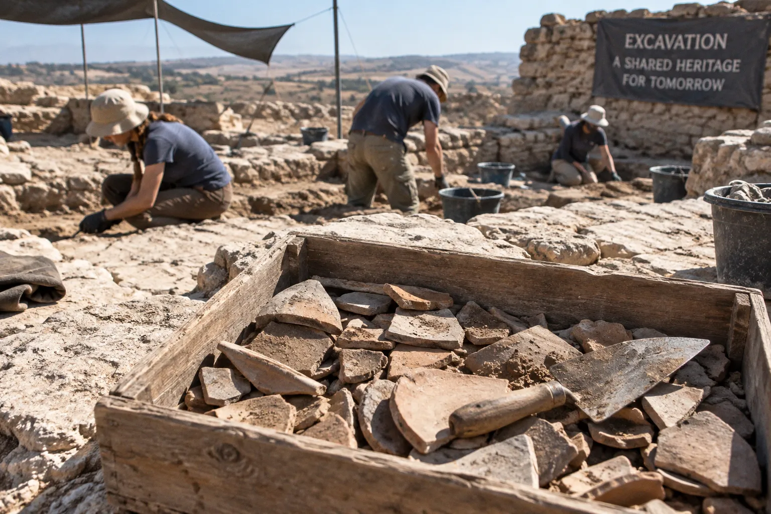 Archeologické vykopávky v Izraeli: příprava pro dobrovolníky
